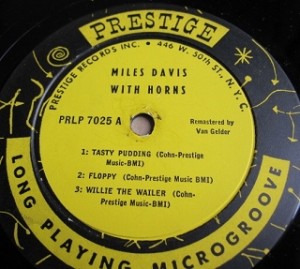 マイルス・デイビス　MILES DAVIS / MILES DAVIS & HORNS　レコード