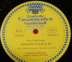 ムラヴィンスキー / チャイコフスキー交響曲5番　初期盤 レコード