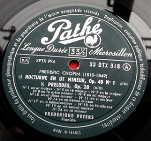 フレデリク・ペータース Frederique Peters / ピアノリサイタル レコード