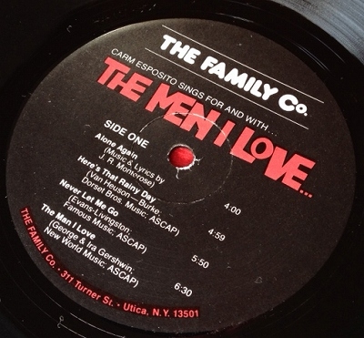 カーム・エスポジート Carm Esposito / The Men I Love レコード
