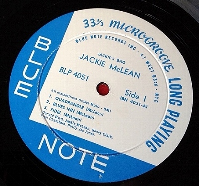 ジャッキー・マクリーン Jackie Mclean / Jackie's Bag レコード