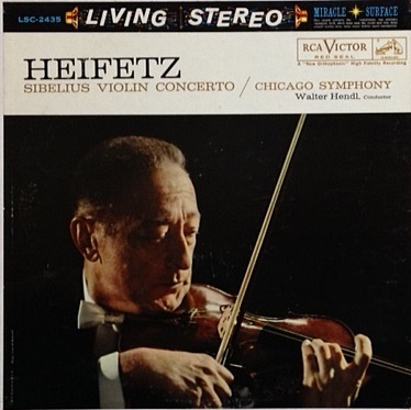 ハイフェッツ / シベリウス ヴァイオリン協奏曲 レコード